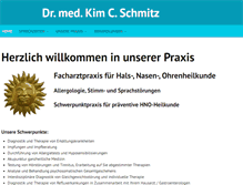 Tablet Screenshot of hno-schmitz.de